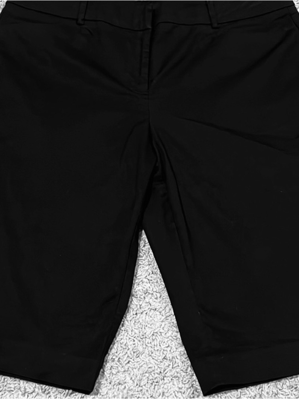 Black New York & Company Black woman’s Stretch Shorts